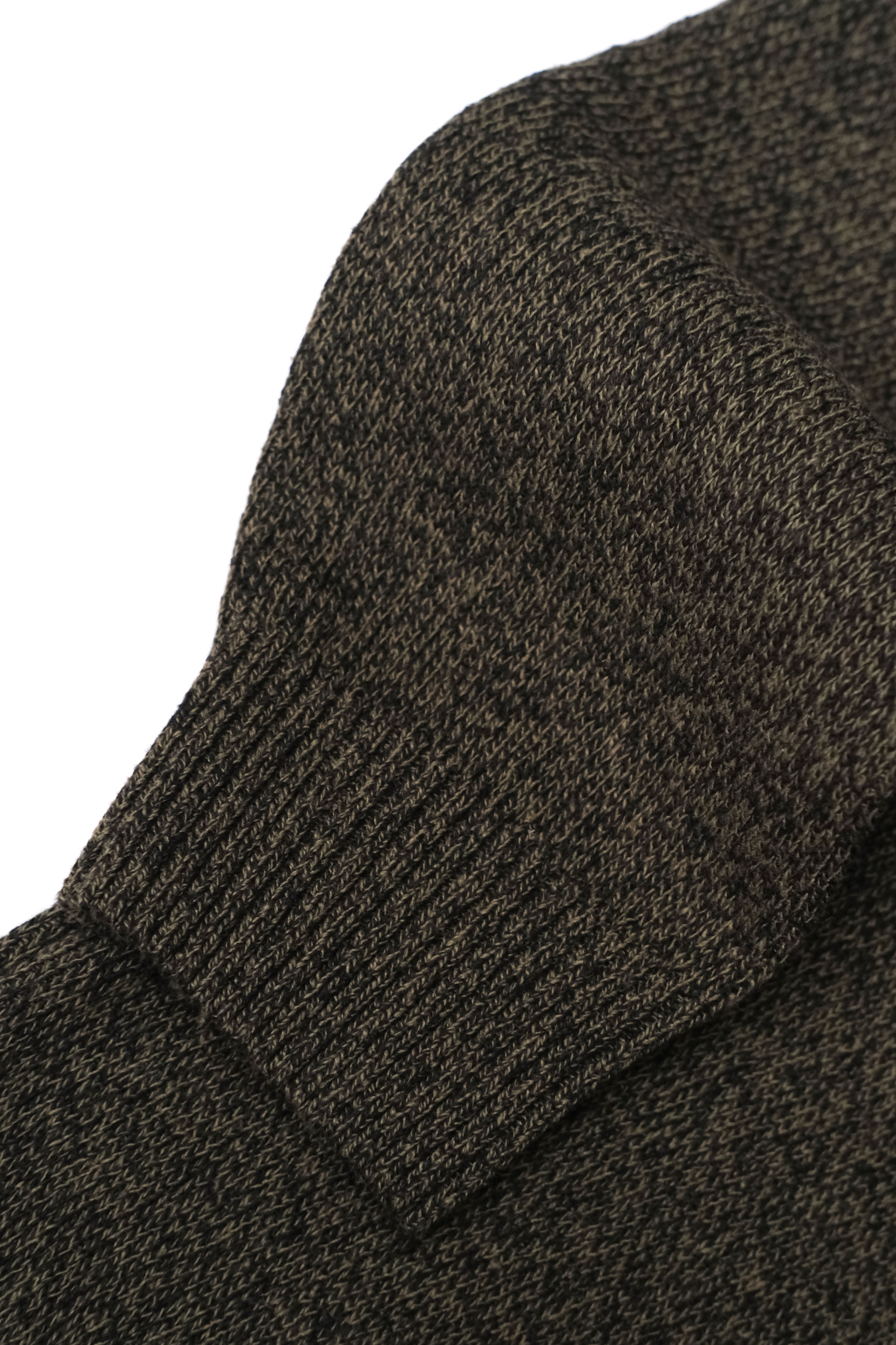 SUÉTER VERDE NEGRO CUELLO REDONDO