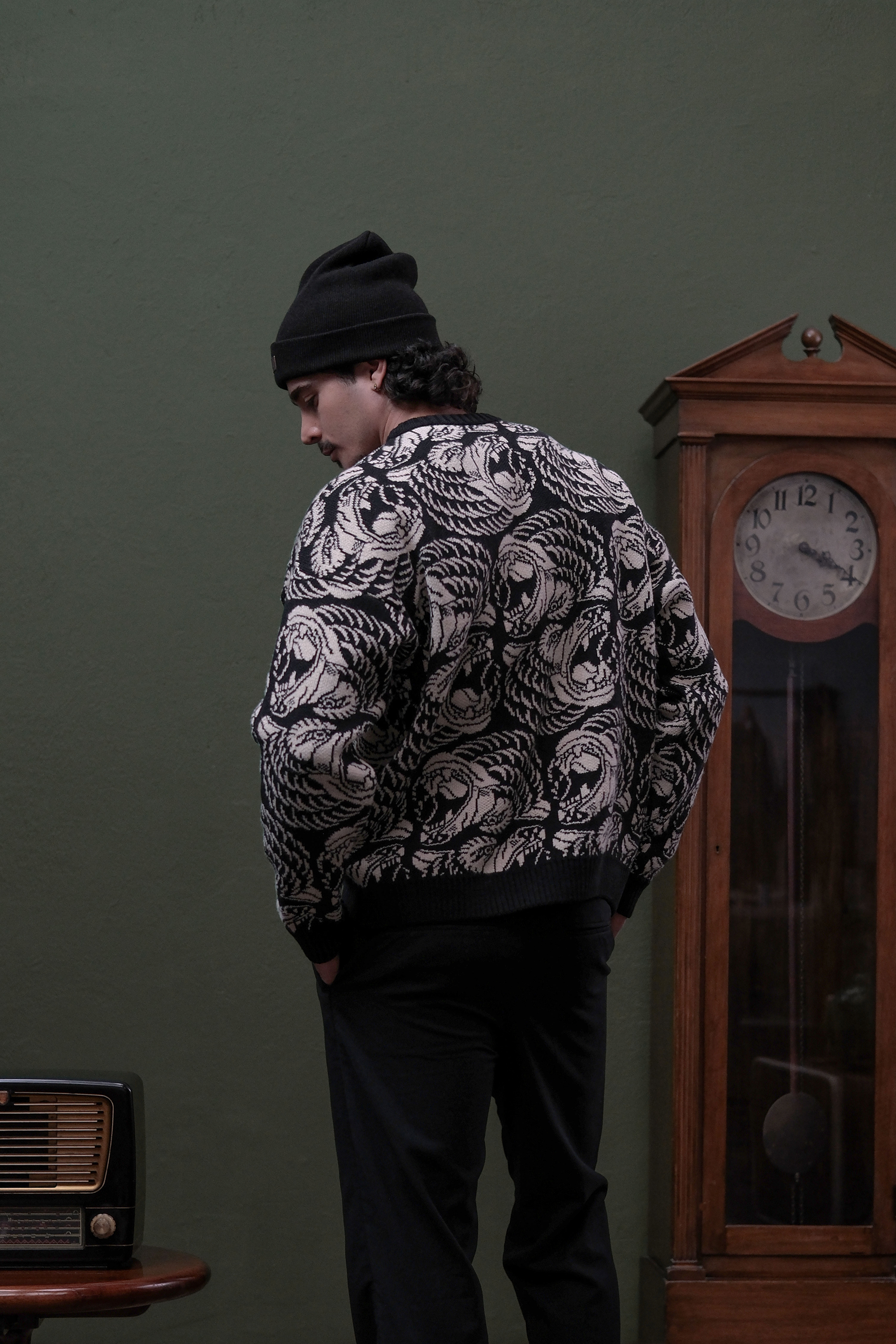 OSO ANDINO BLANCO Y NEGRO