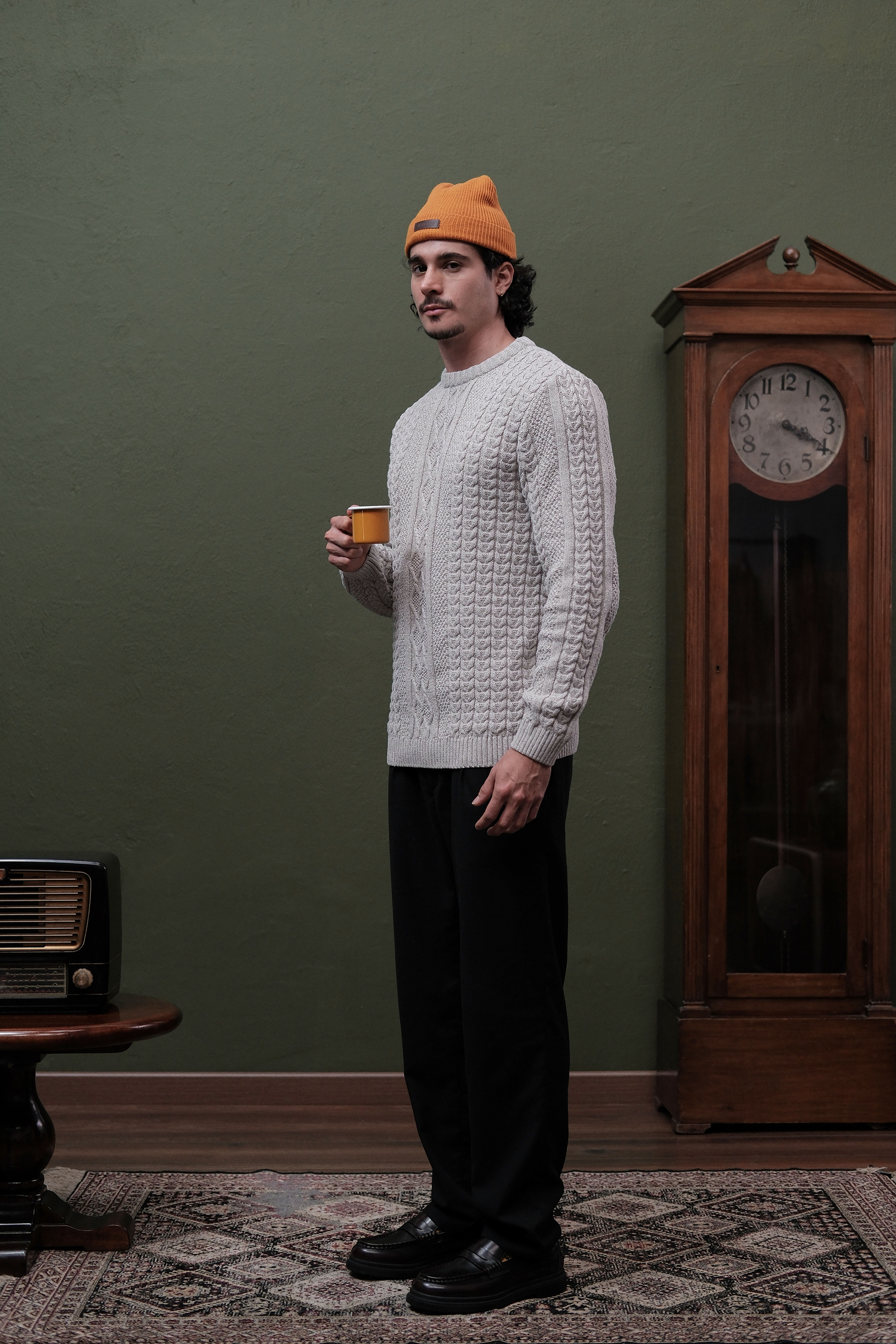 SUÉTER TRENZAS HABANO