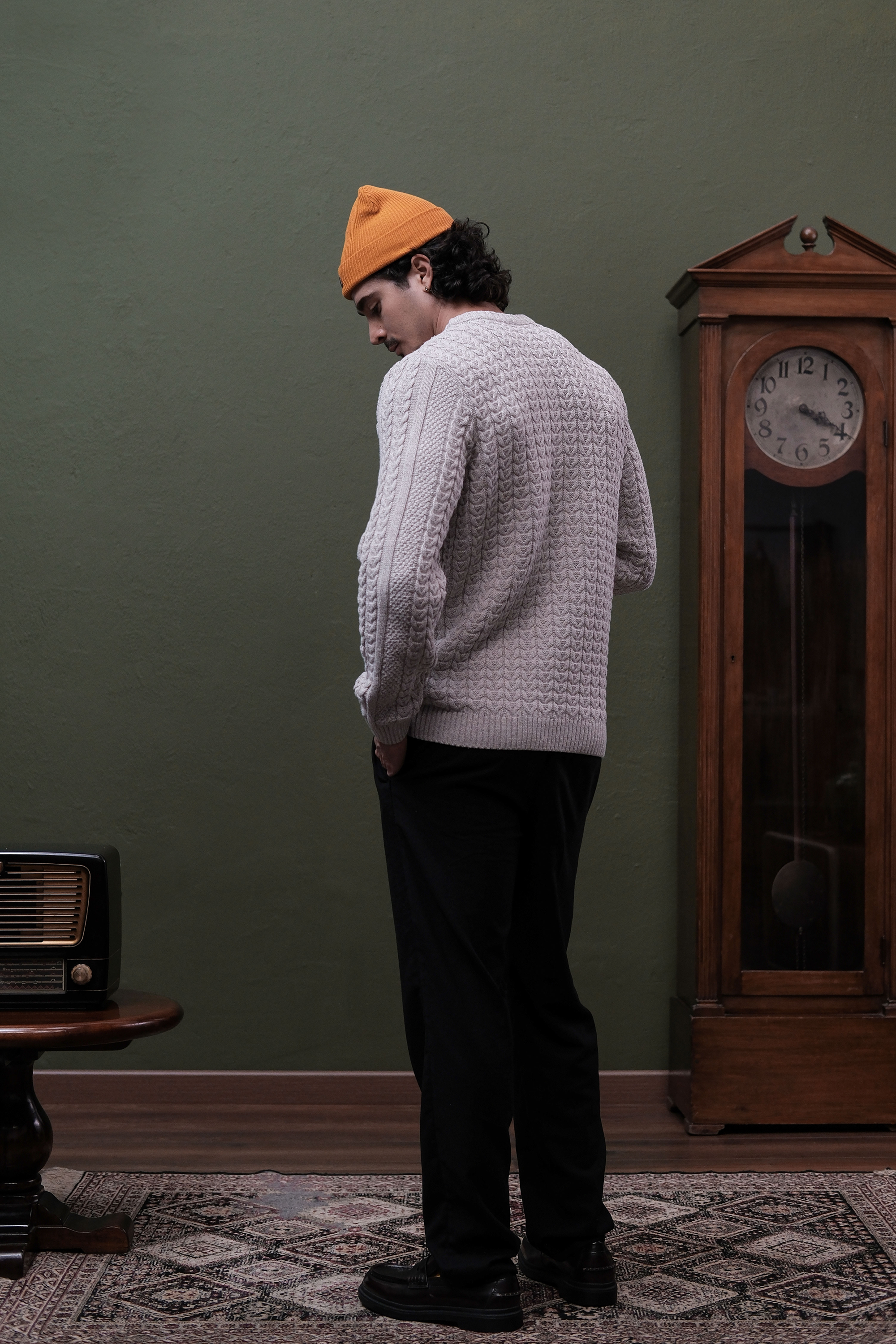 SUÉTER TRENZAS HABANO